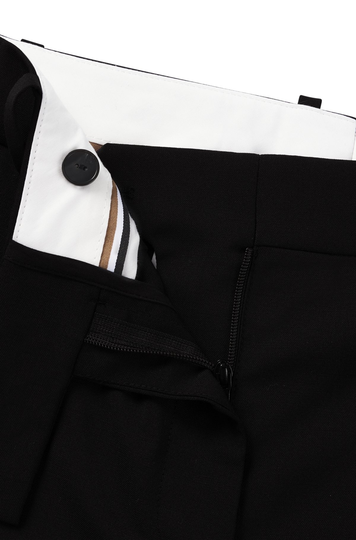 STRAIGHT-LEG TROUSERS IN WOOL - 6