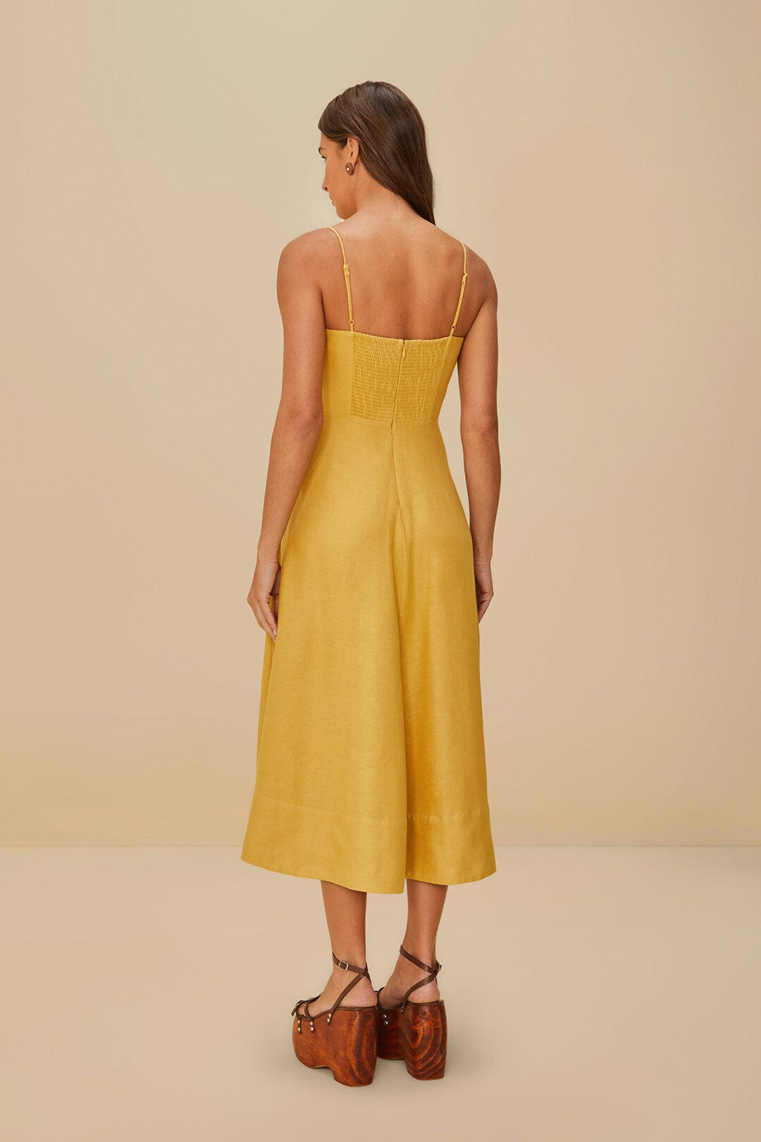Sand Garden Lenzing™ Ecovero™ Euroflax™ Midi Dress - 5