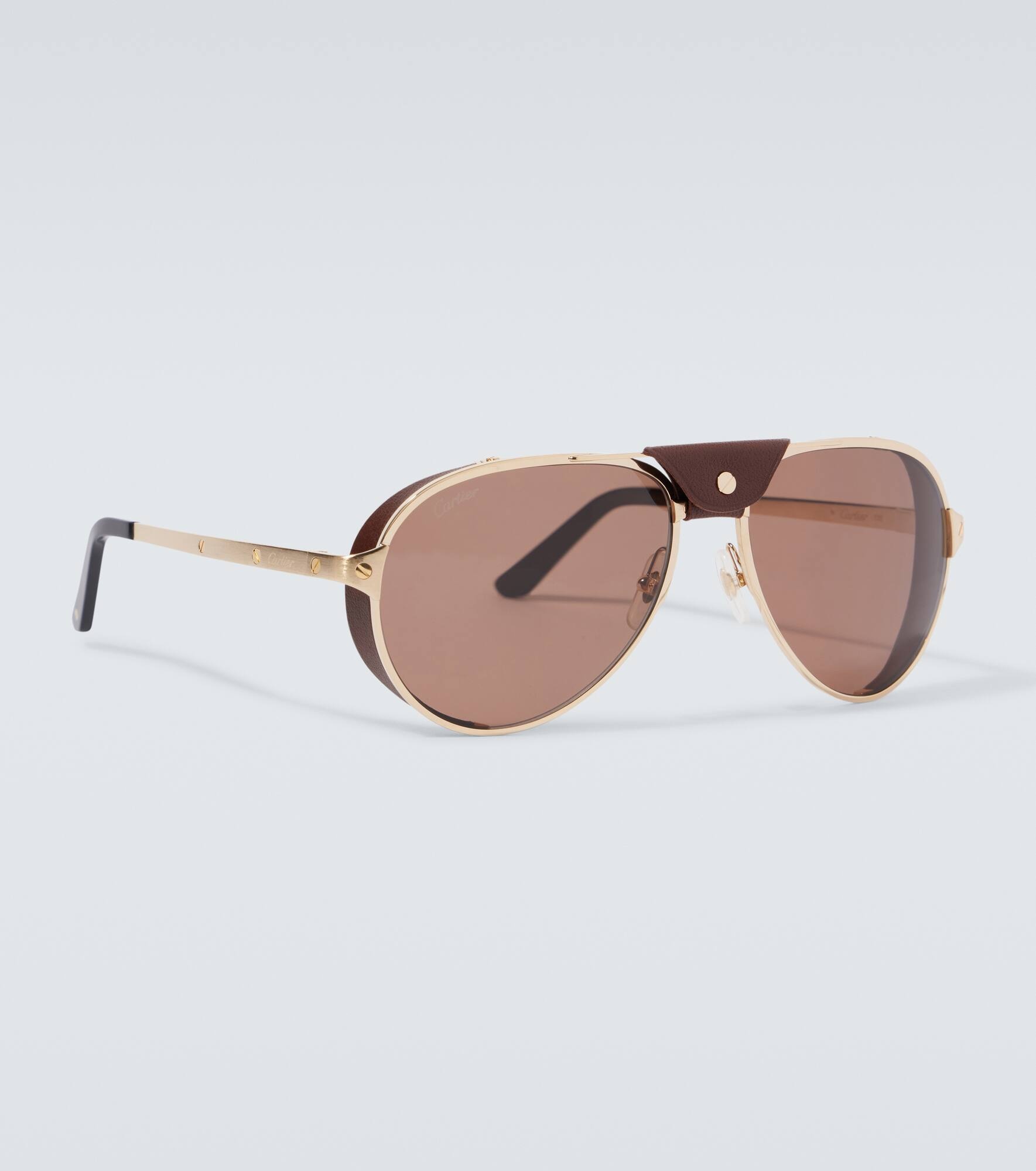 Santos De Cartier aviator sunglasses - 4
