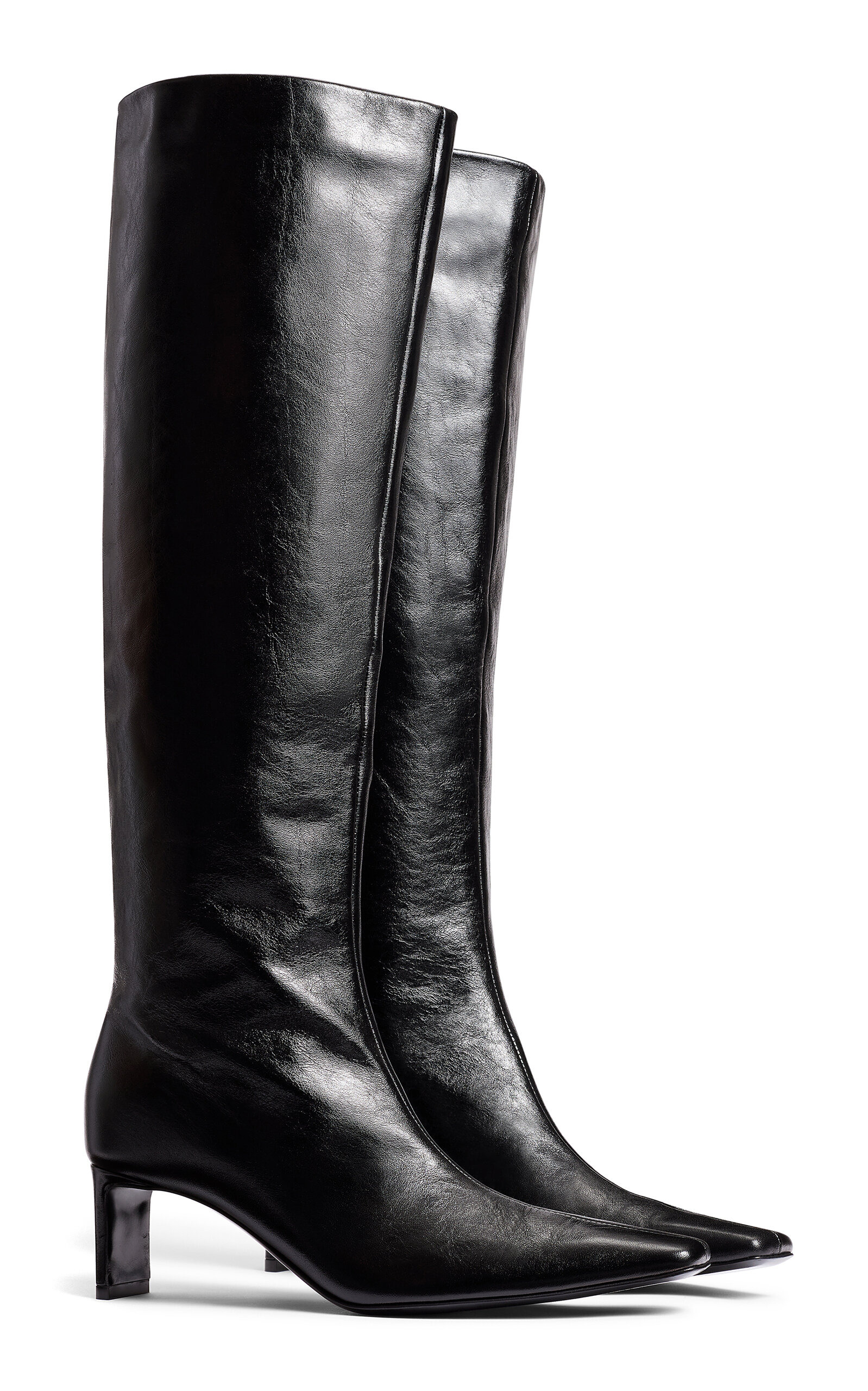 Ona Leather Knee Boots black - 4