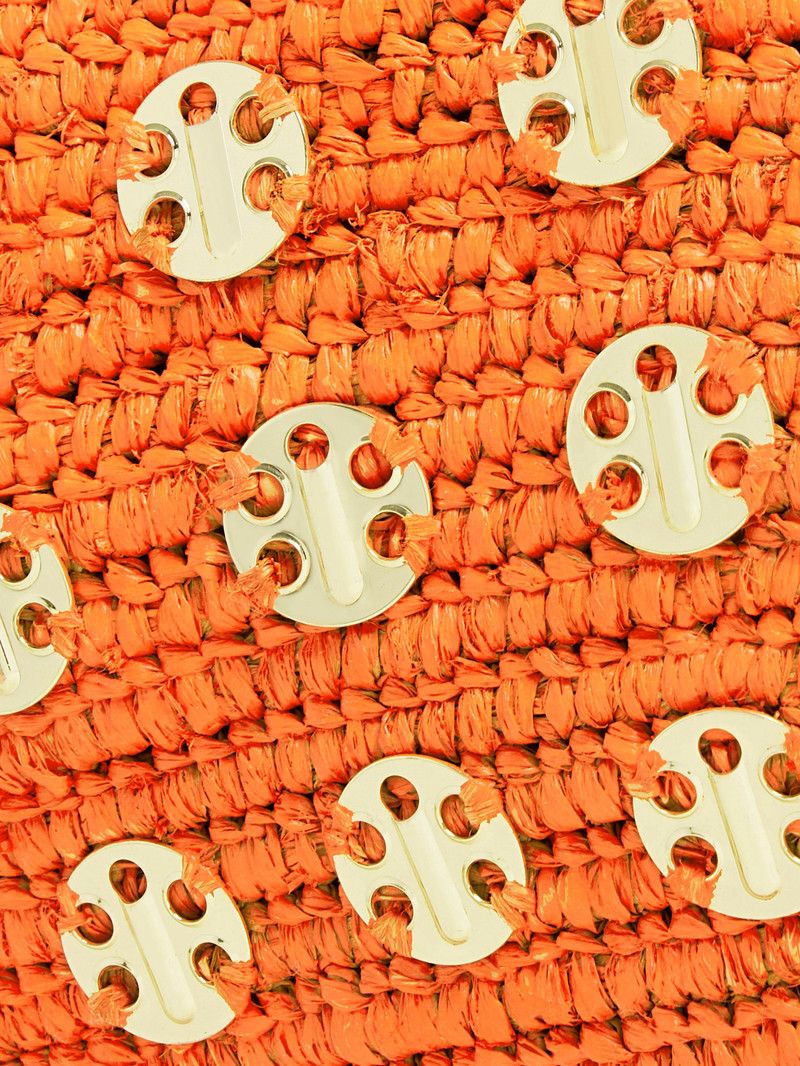 ORANGE BASKET WITH GOLD DISCS 3