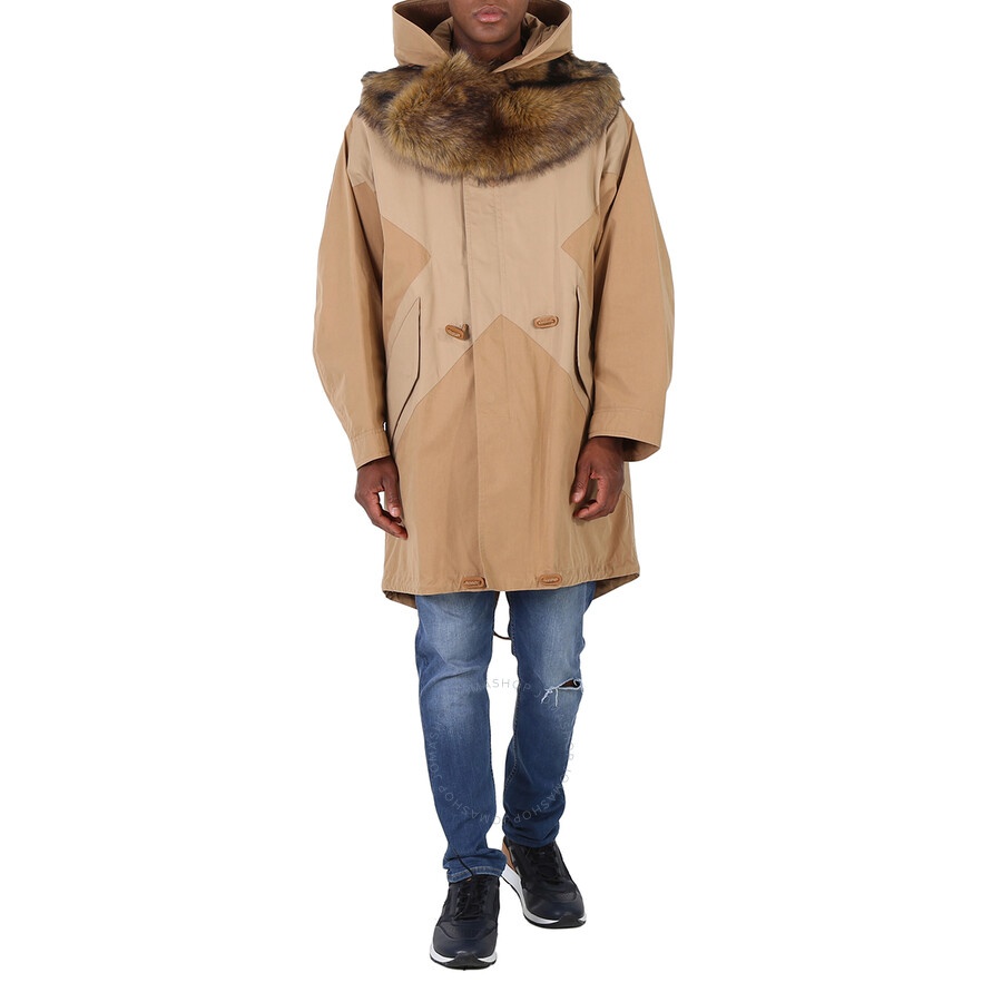 Burberry Cotton-twill Blend Parka Coat With Detachable Hood - 3