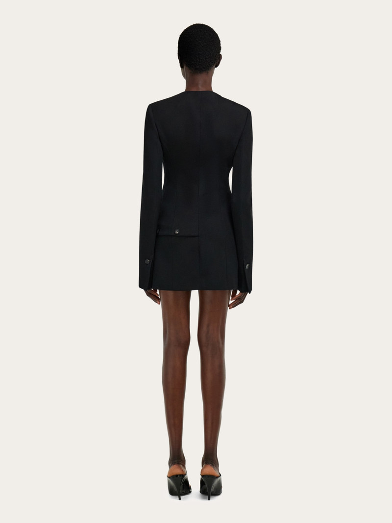 Wool jacket with button detail 3