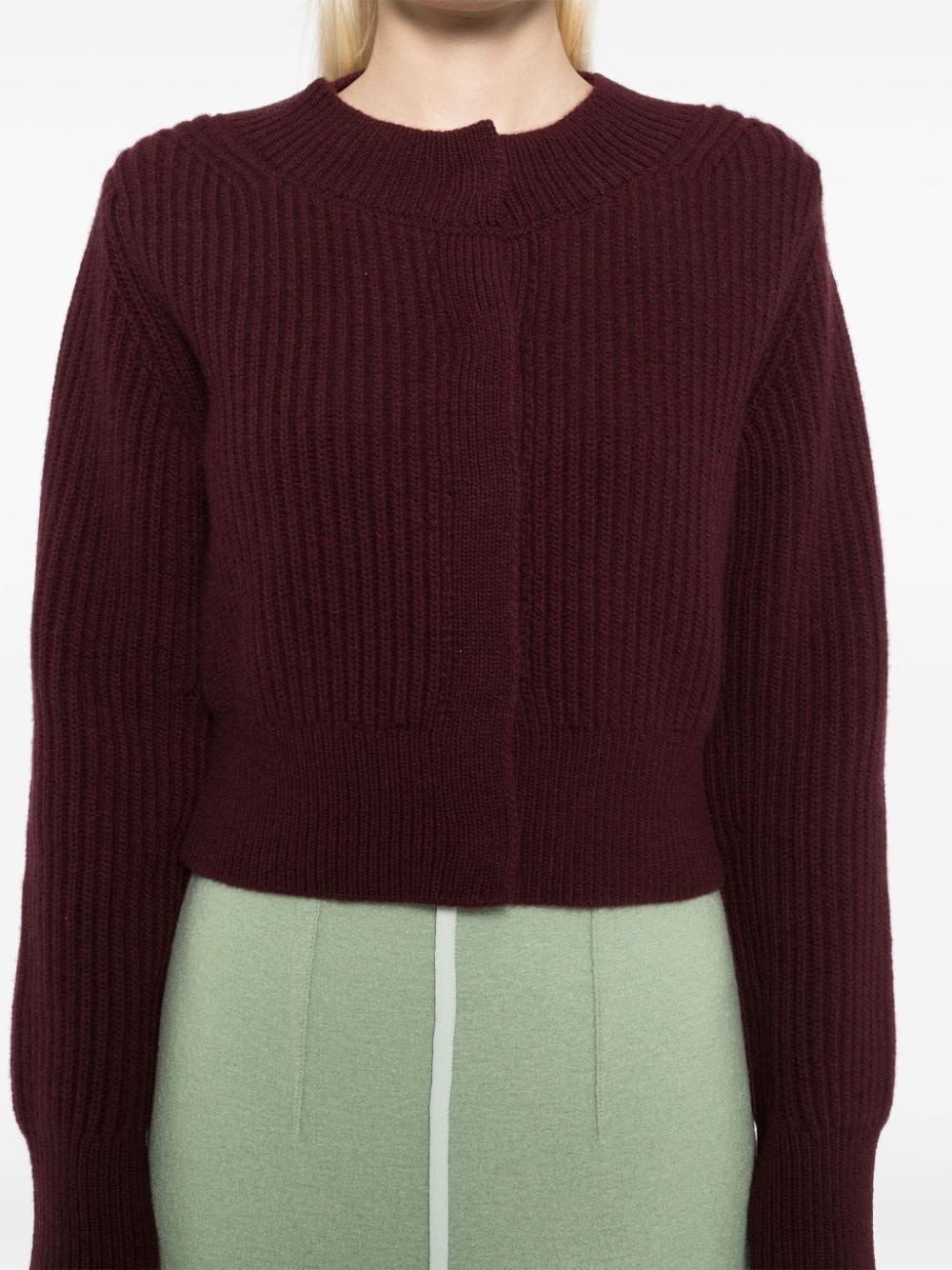 cropped cardigan - 5