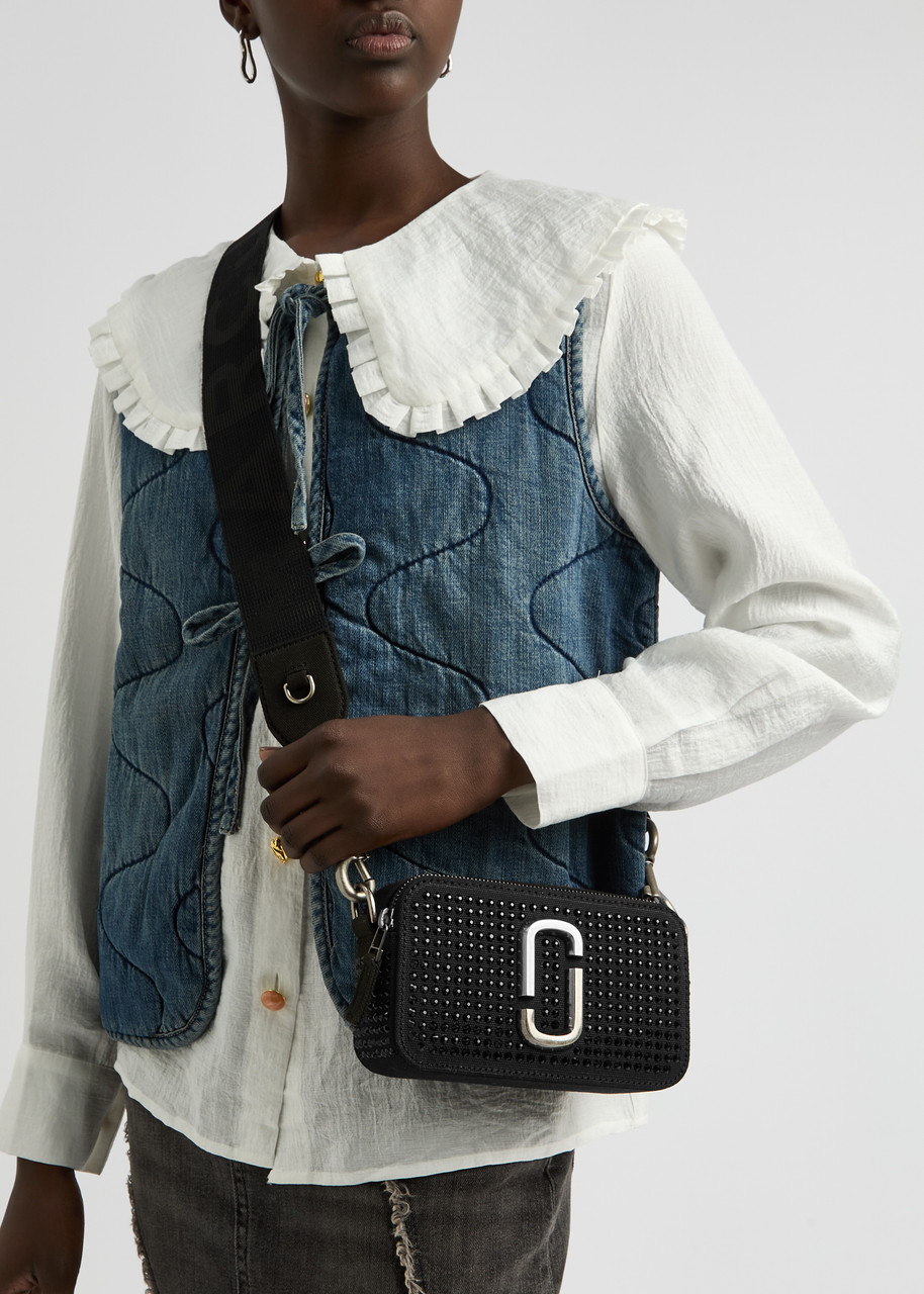 Marc Jacobs The Snapshot Canvas Crystal-embellished Cross-body bag - 5