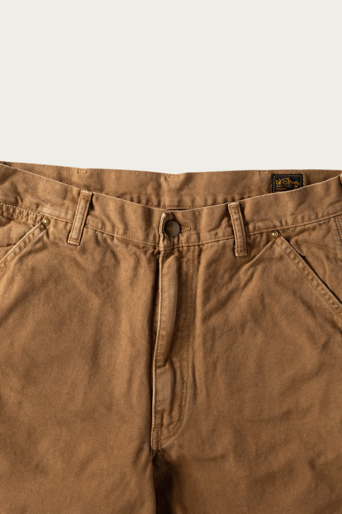 Dad's Fit Oxford Painter Pants - Brown - 2