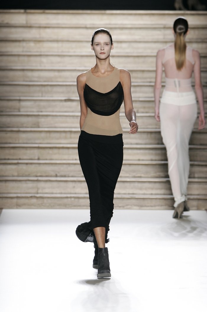 Rick Owens Spring 2006 TUNGSTEN Blistered Leather Heels Boots 38 - 2