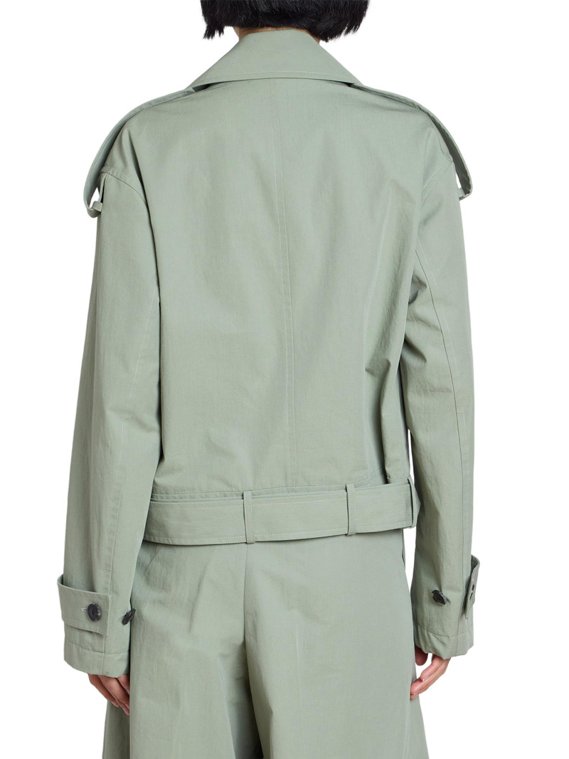 Women's Vensar Cotton Belted Jacket - Pistache 5