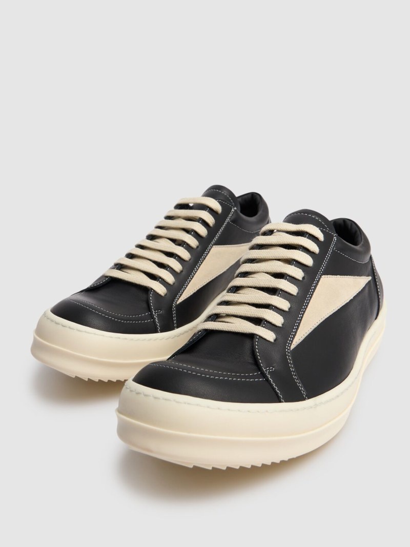 Bumper vintage leather sneakers - 4