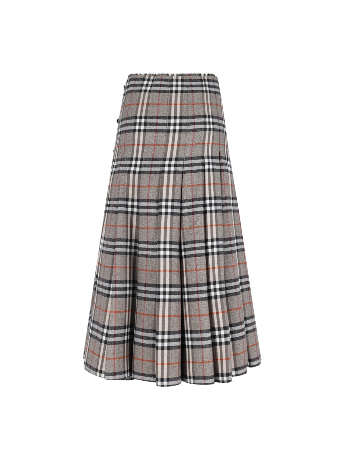 'CHECK' MIDI SKIRT - 2
