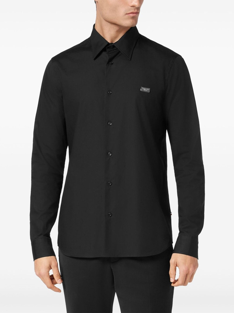 strass-skull long-sleeve shirt 3