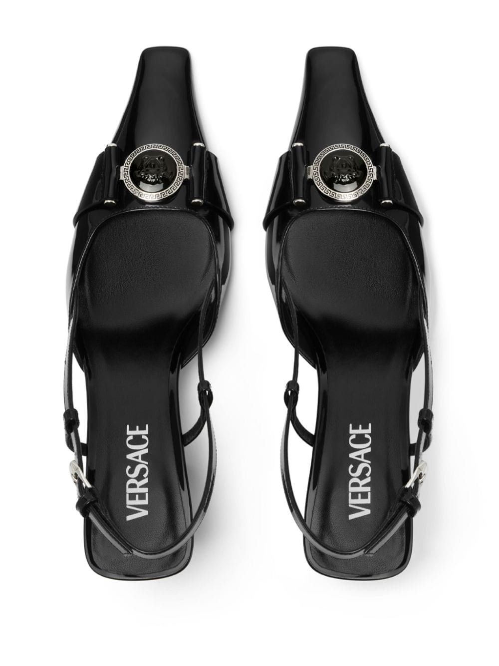 Medusa Head leather pumps - 3