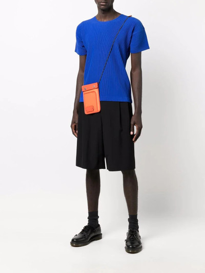 ISSEY MIYAKE ribbed round-neck T-shirt outlook