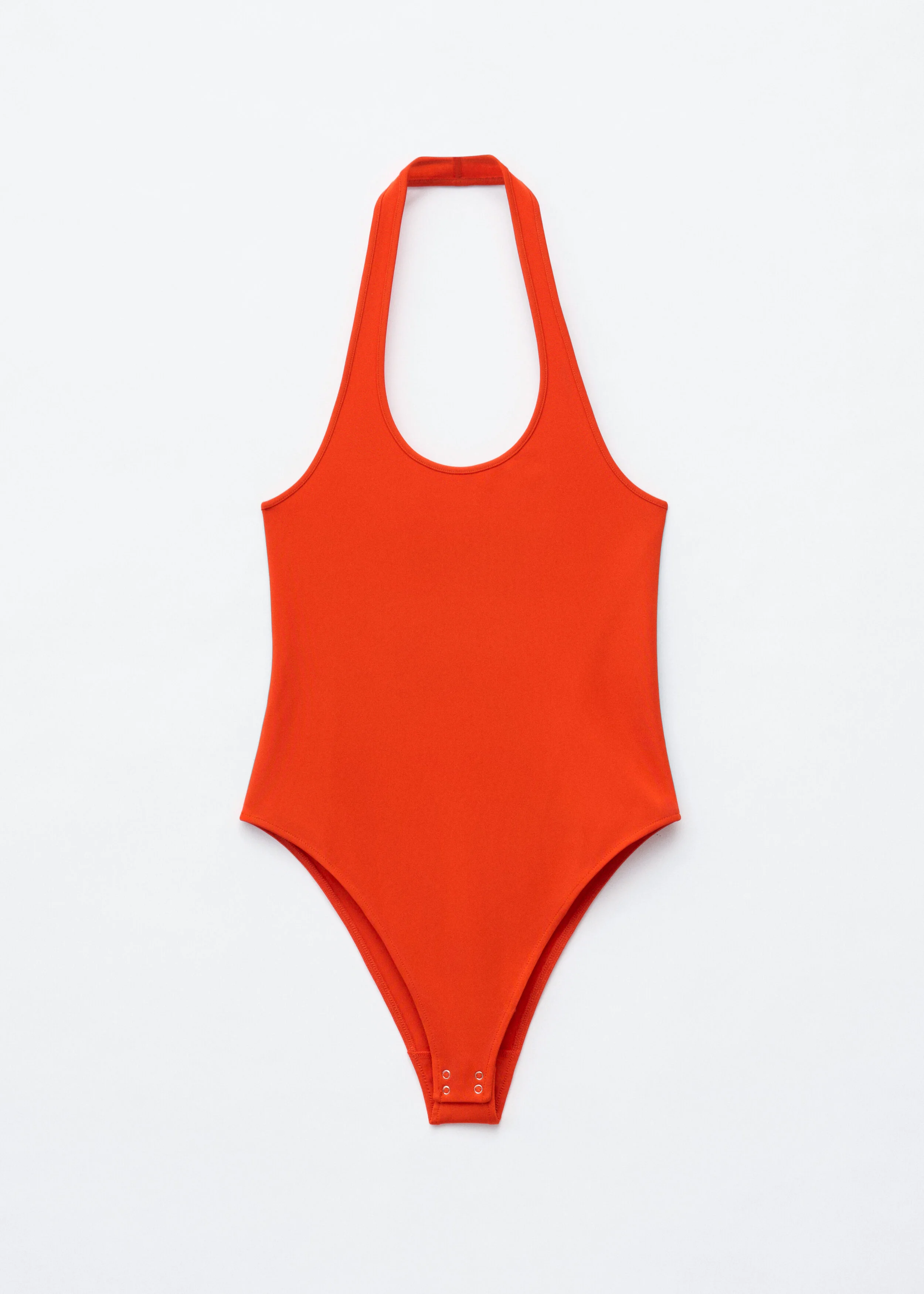 Open-Back Halterneck Bodysuit - 1