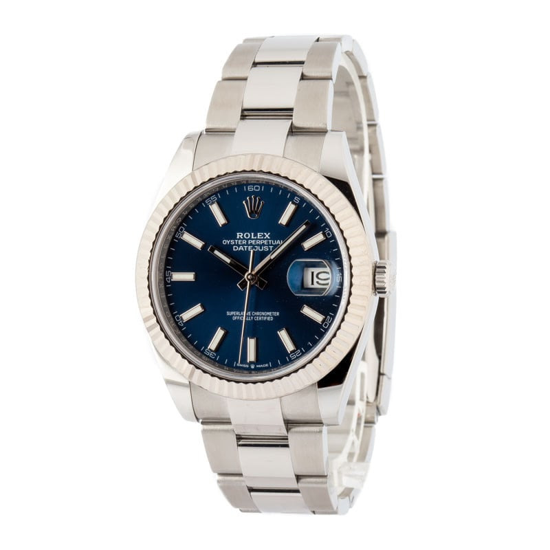 Rolex Datejust 41 126334 Blue Chromalight Dial - 2