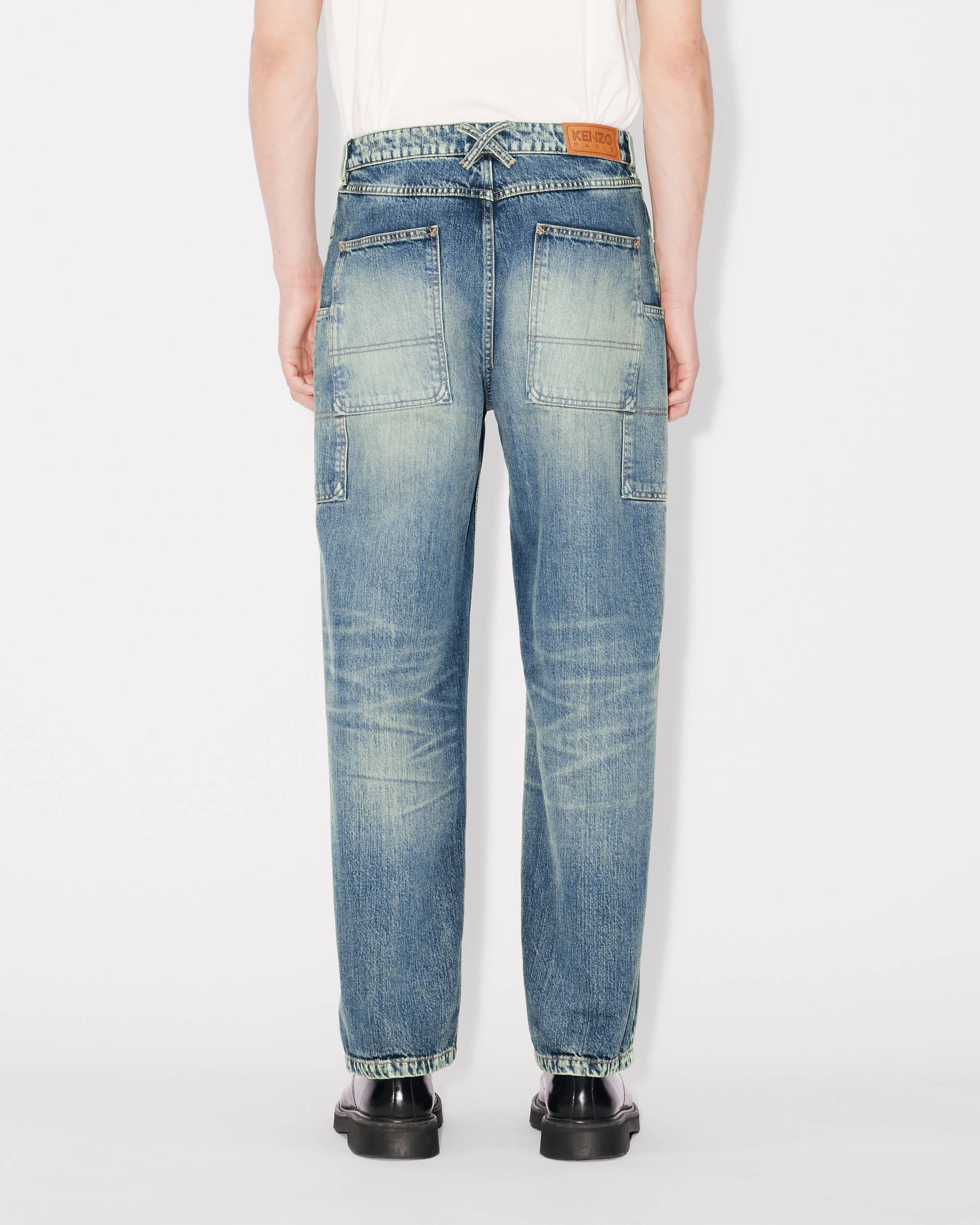 Cargo monkey fit jeans in japanese denim - 4