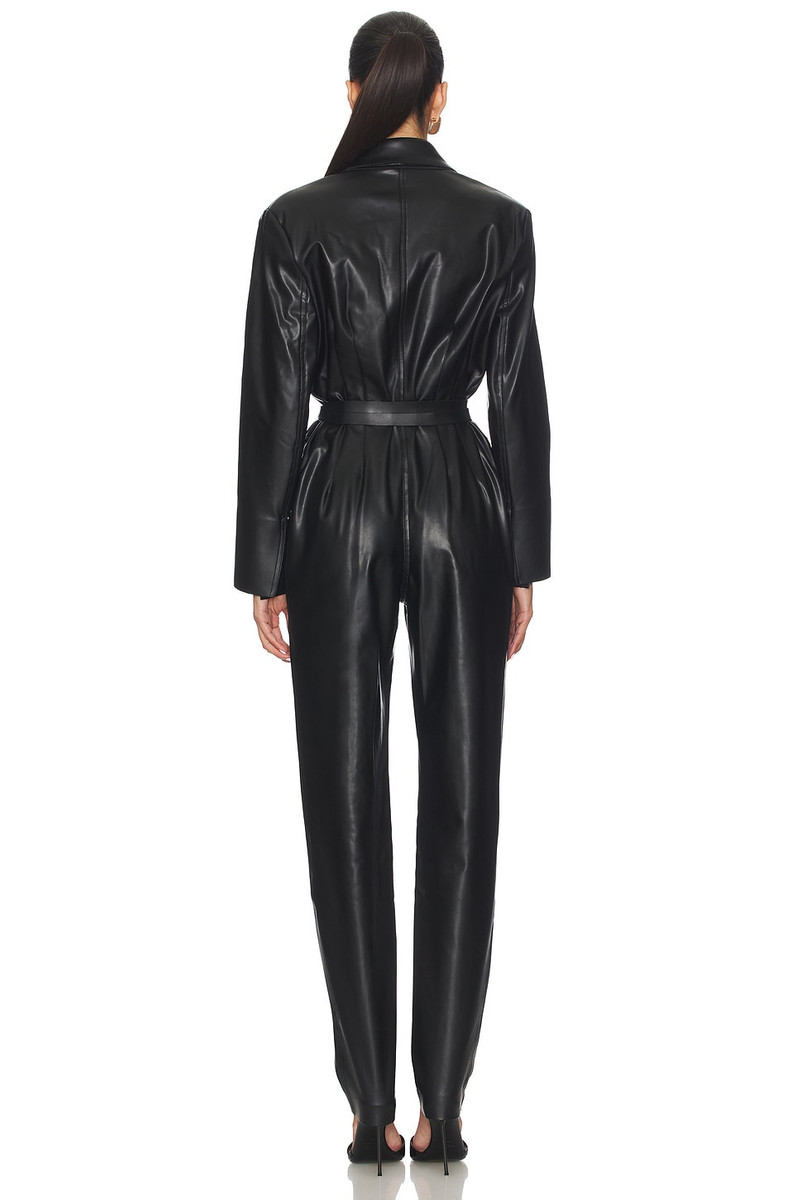 NORMA KAMALI Easy Fit Single Breasted Tapered Leg Jumpsuit outlook