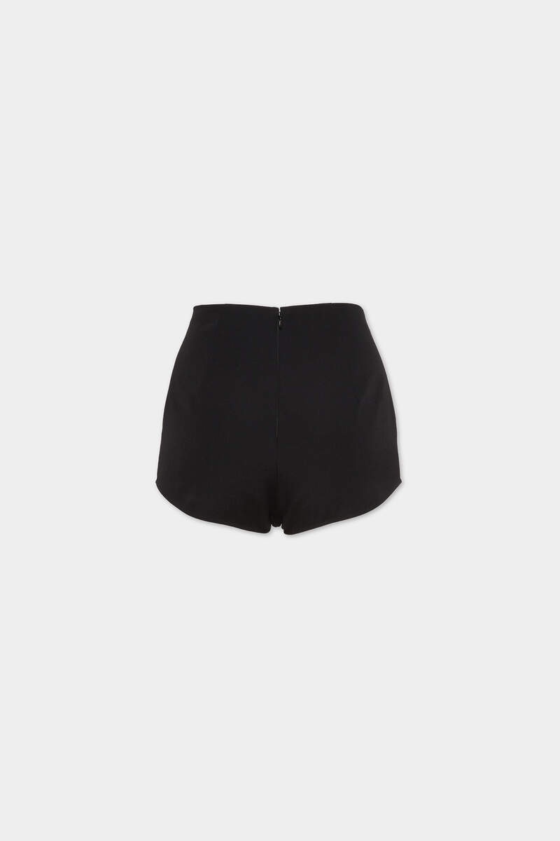 STRETCH WORSTED WOOL HOT PANT - 2