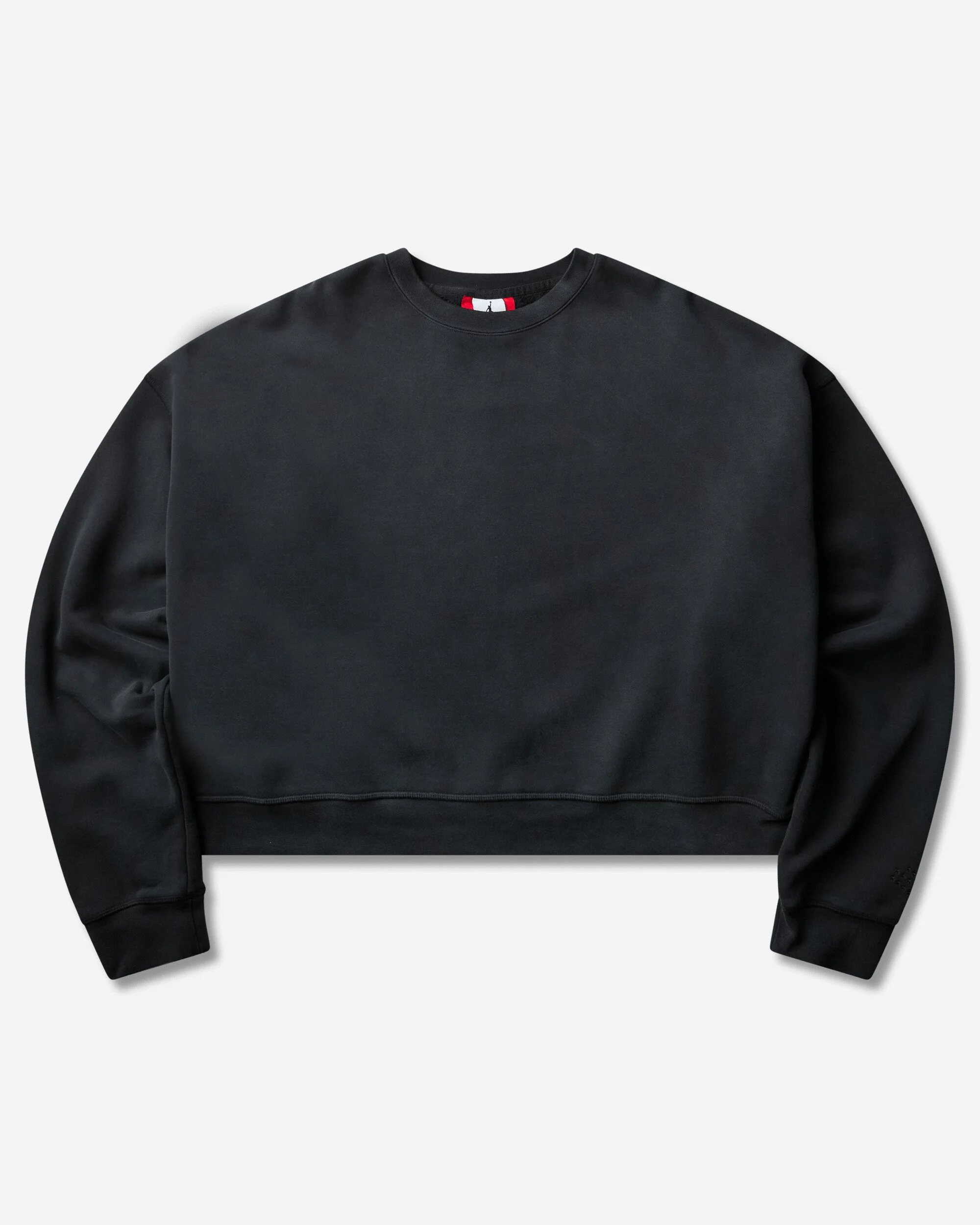 Men's In1House Crop Crewneck Sweatshirt Black - 1
