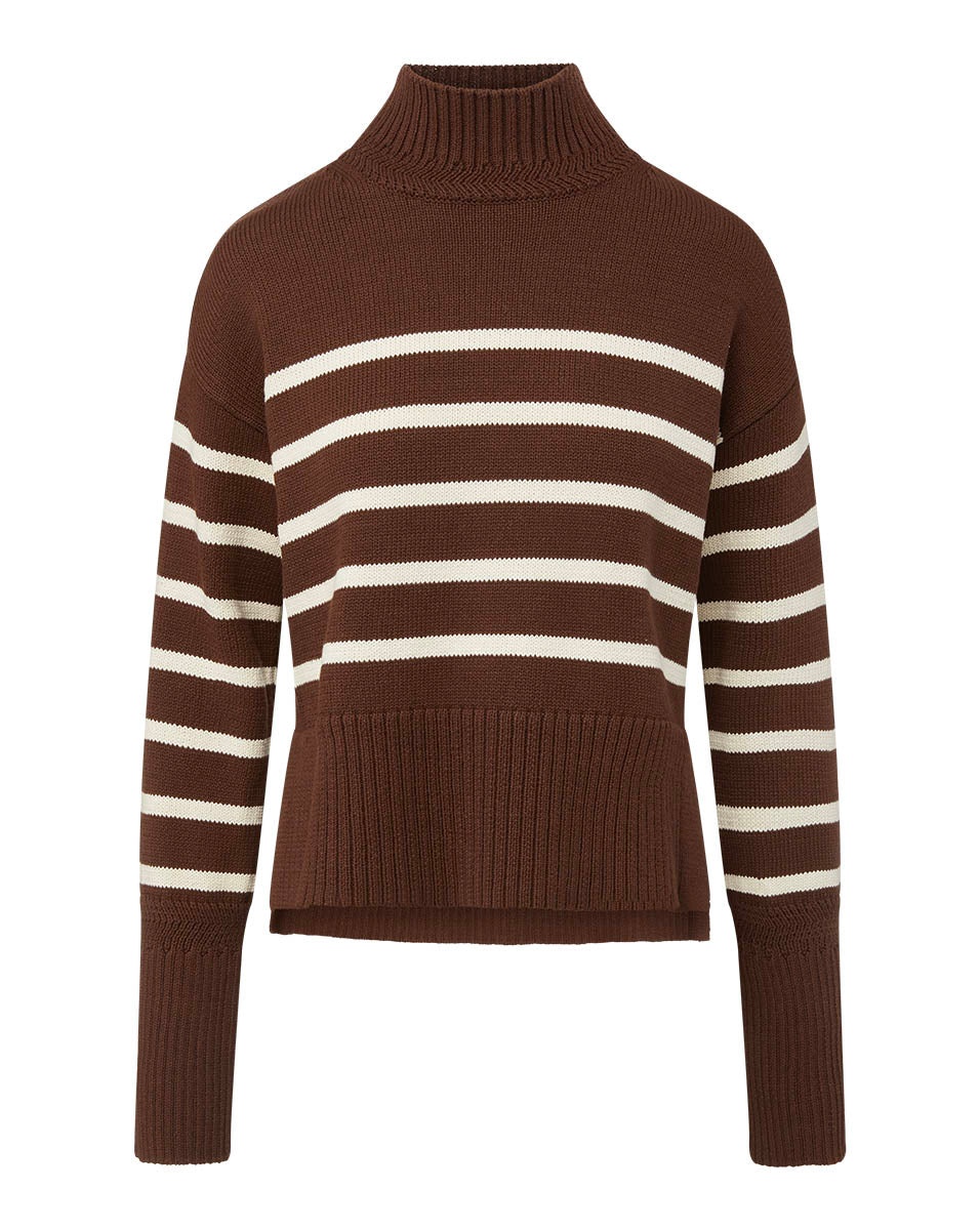 LANCETTI NAUTICAL-STRIPE SWEATER - 1