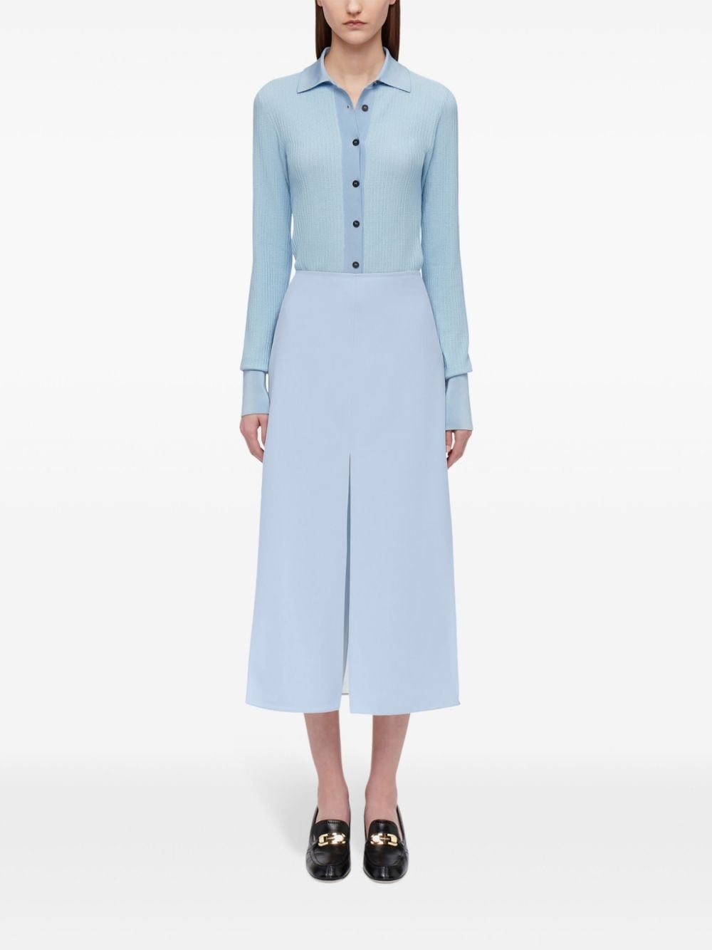layered midi skirt - 2