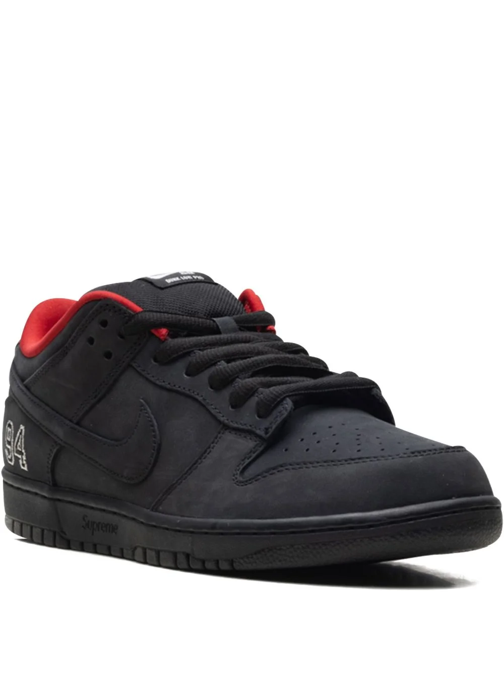 SB Dunk Low "Supreme - Black" sneakers - 1