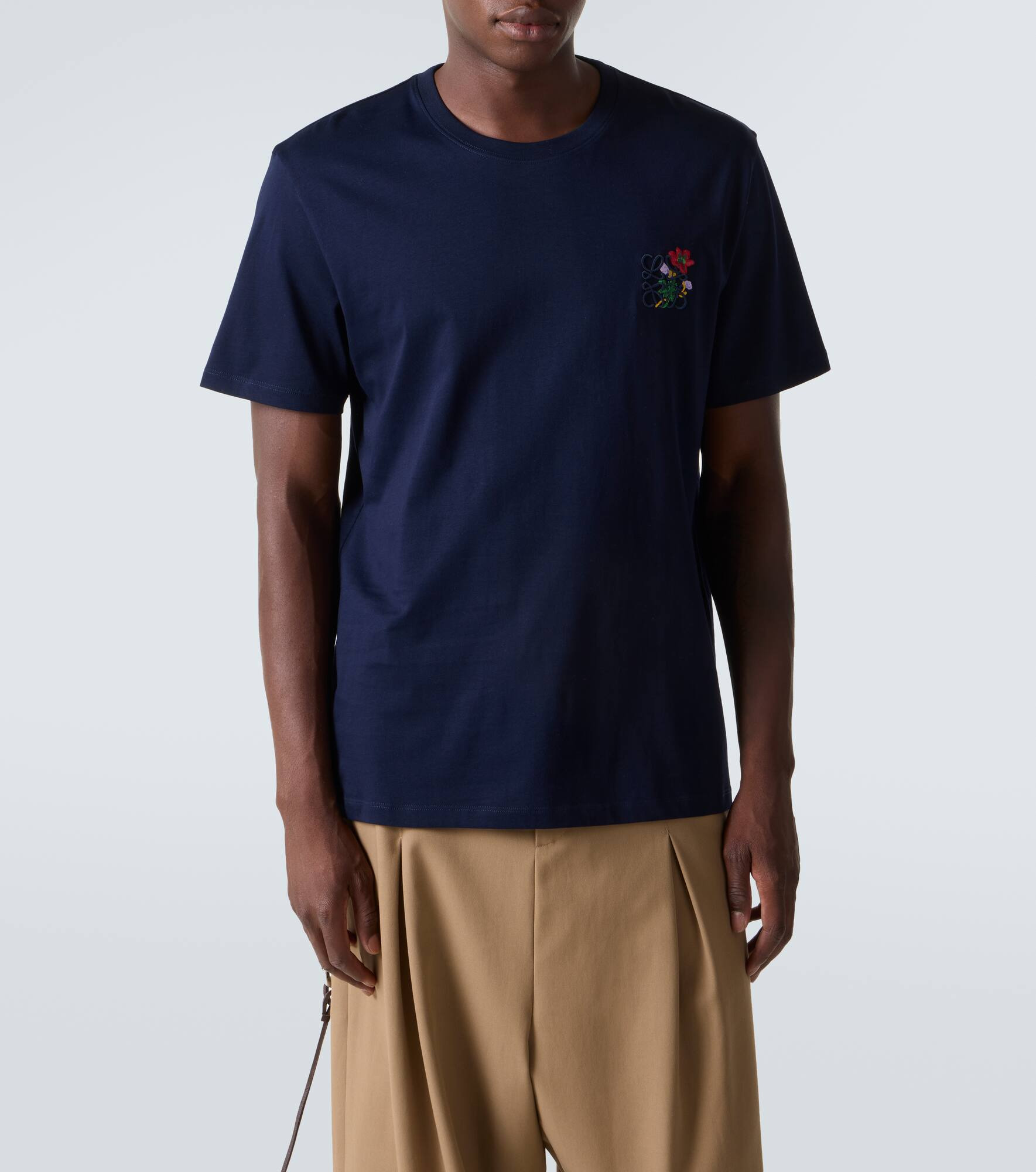 Anagram floral cotton T-shirt - 3