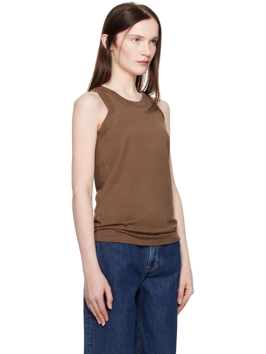 Brown Poso Tank Top - 2