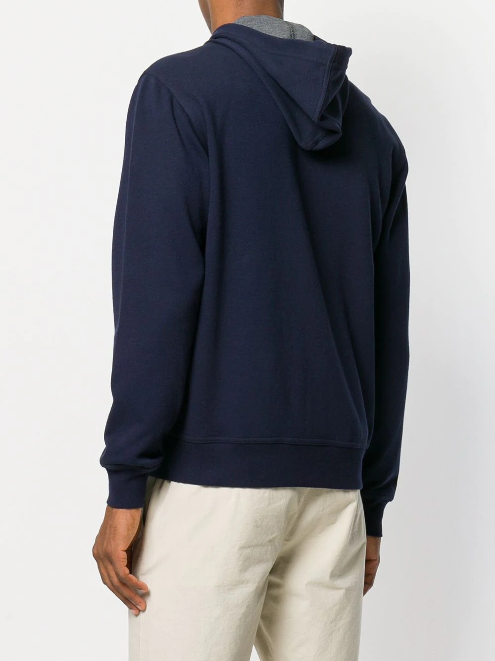 zipped front hoodie - 4