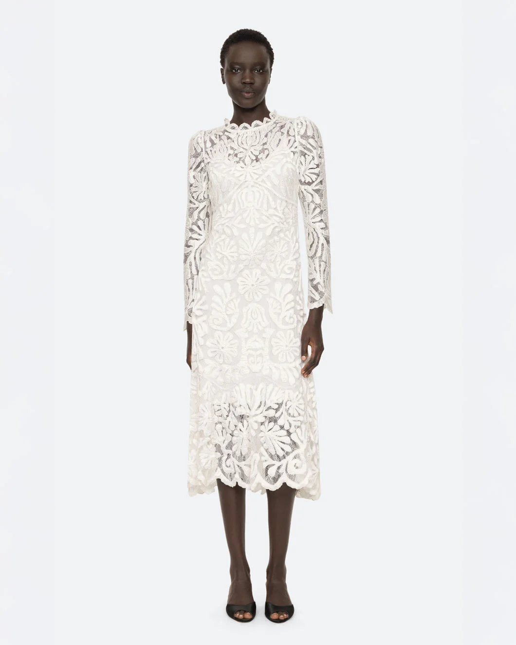AGATHE LONG SLEEVE DRESS - 2