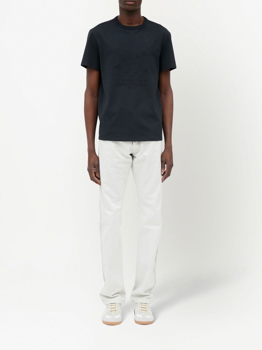 logo-embroidered short-sleeve T-shirt - 2