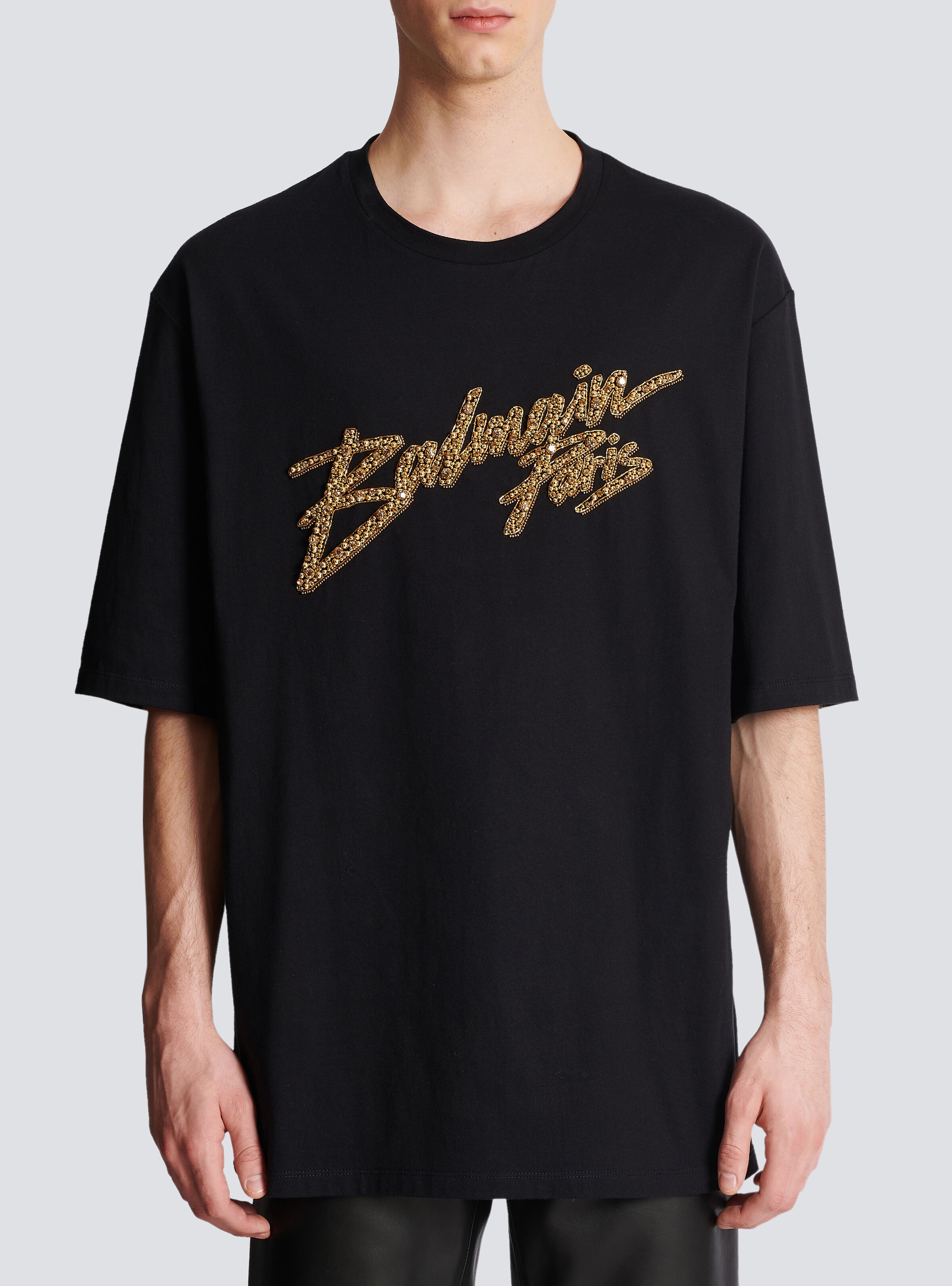 Balmain signature T-shirt - 5