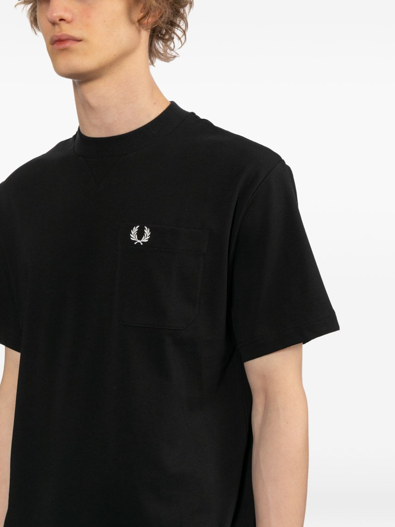 logo-embroidered T-shirt 5