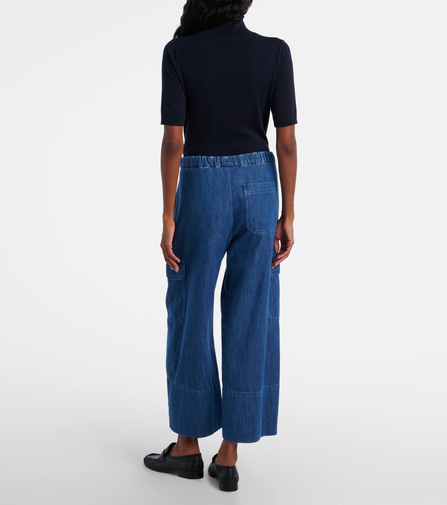 Cropped cargo jeans - 3