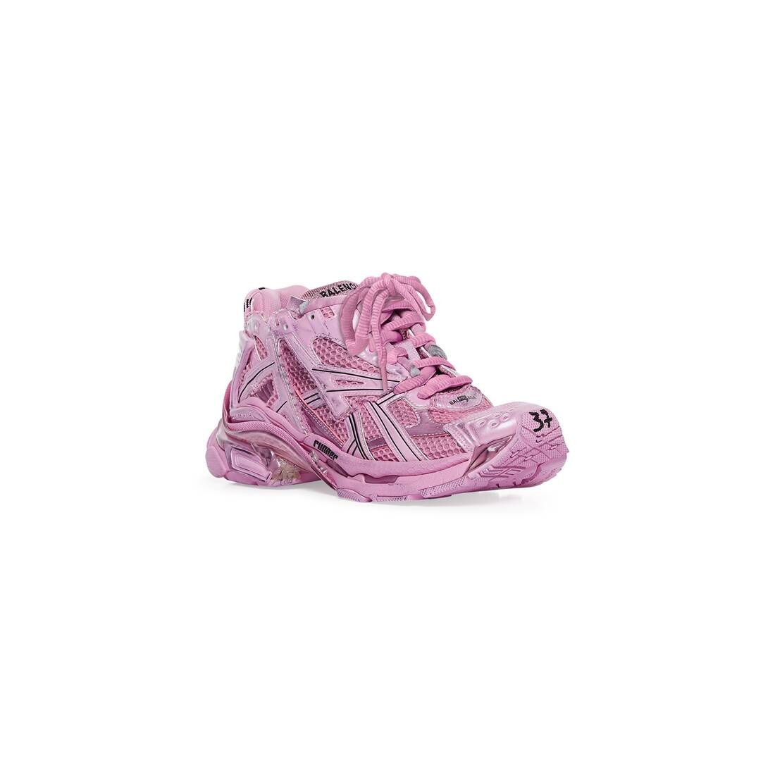 Women's Runner Sneaker in Pink - 2