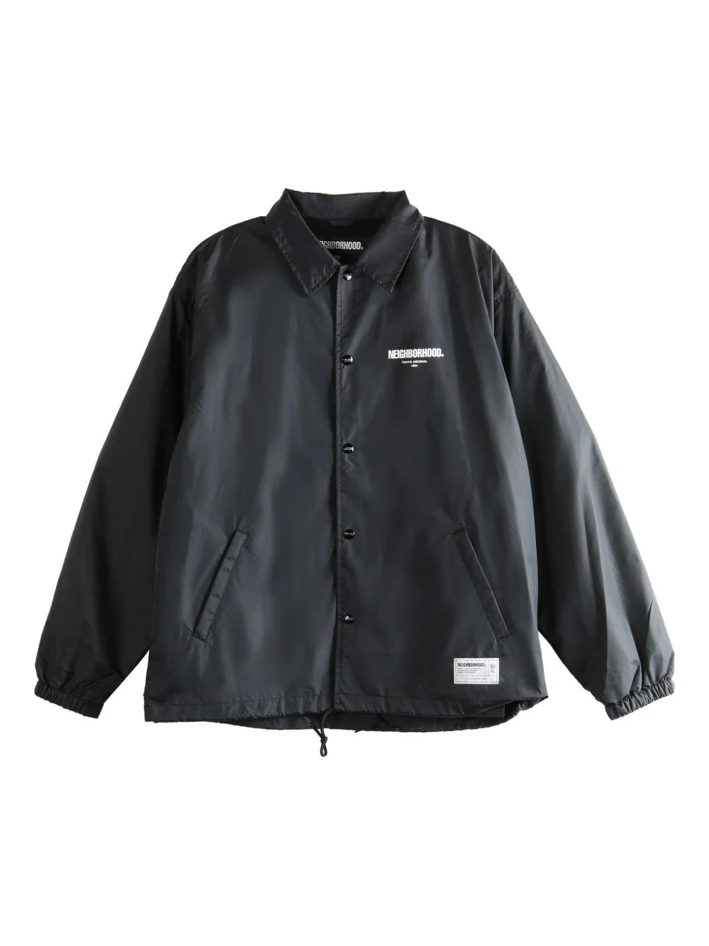 buttoned logo jacket - 1