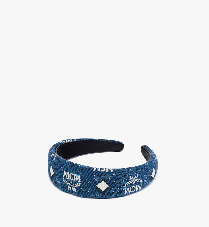 Headband in Denim Jacquard 3
