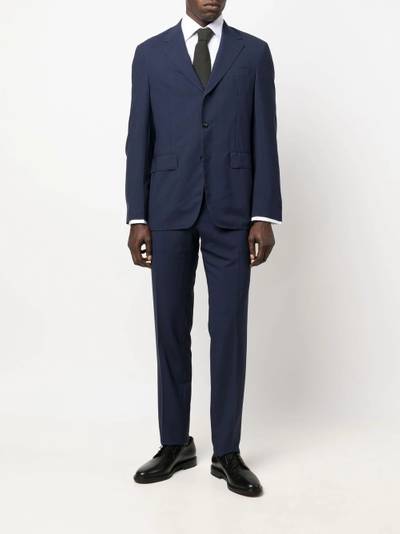 Canali tailored single-breasted wool suit outlook