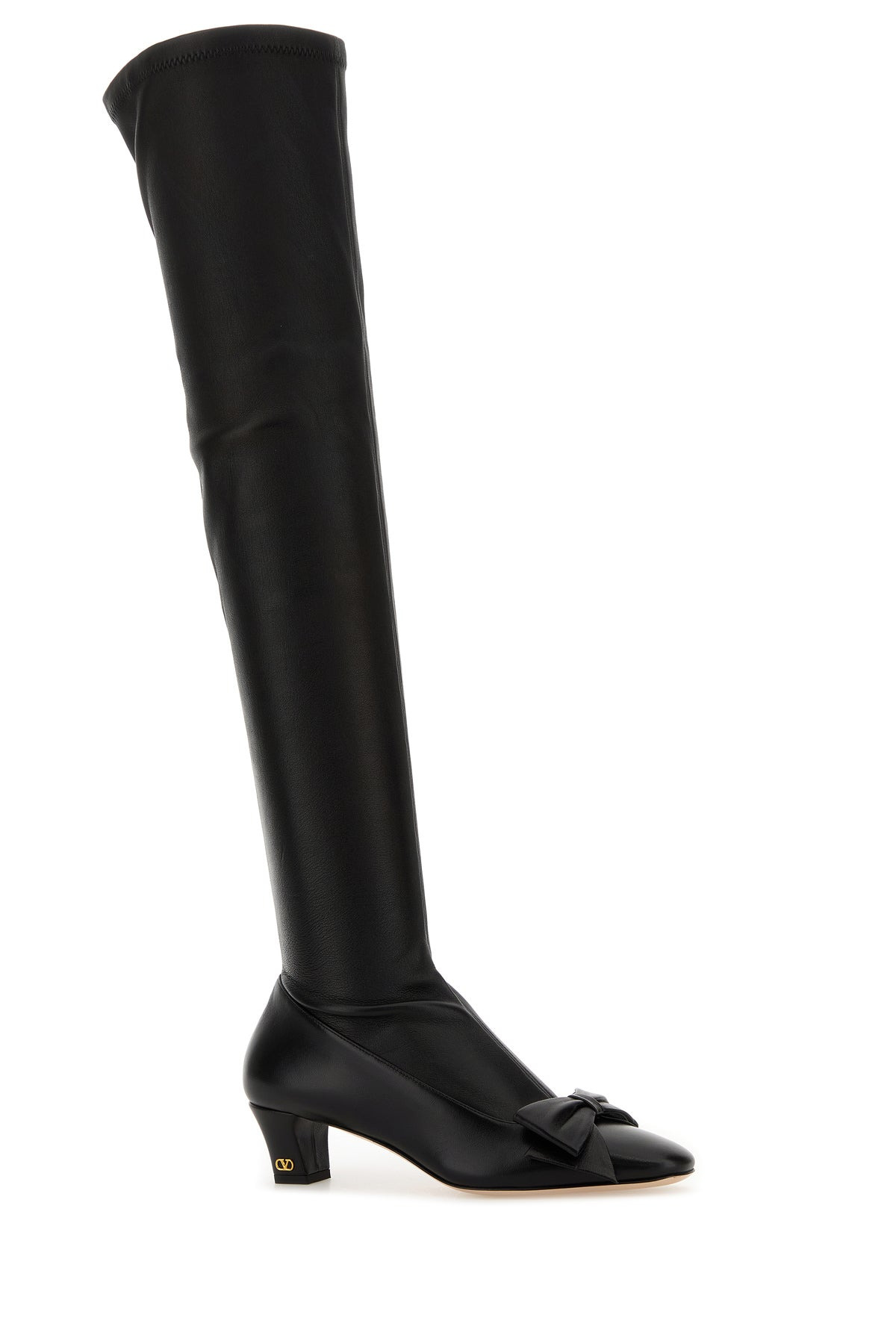 Black leather boots - 2