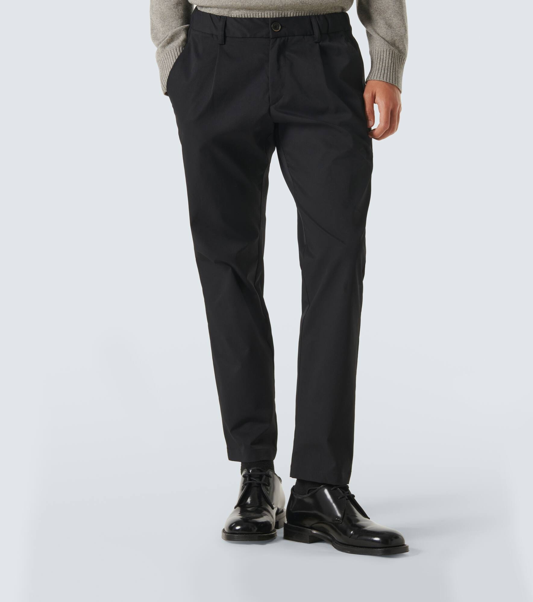 Twill slim pants - 3