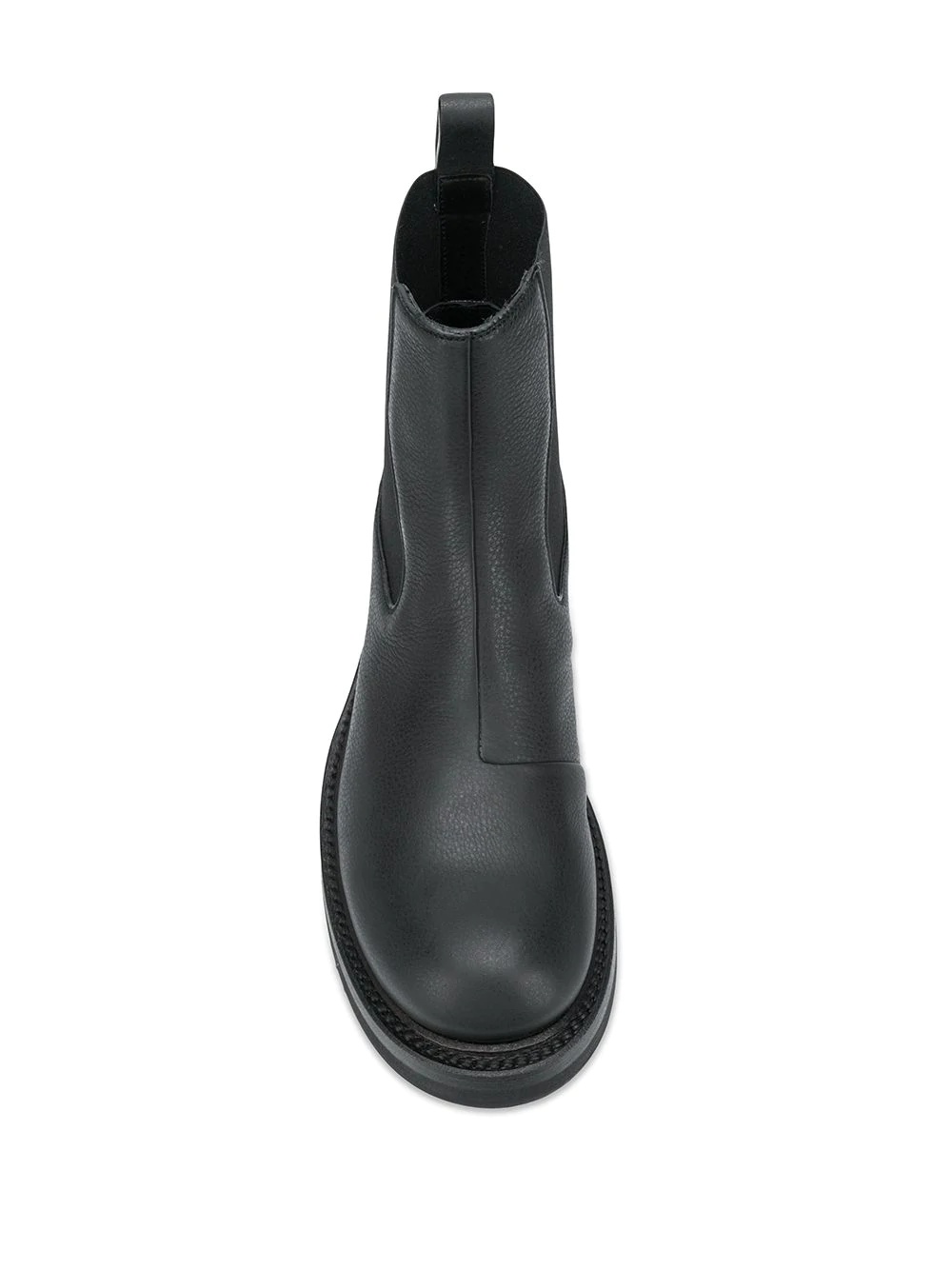 round toe elasticated boots - 4