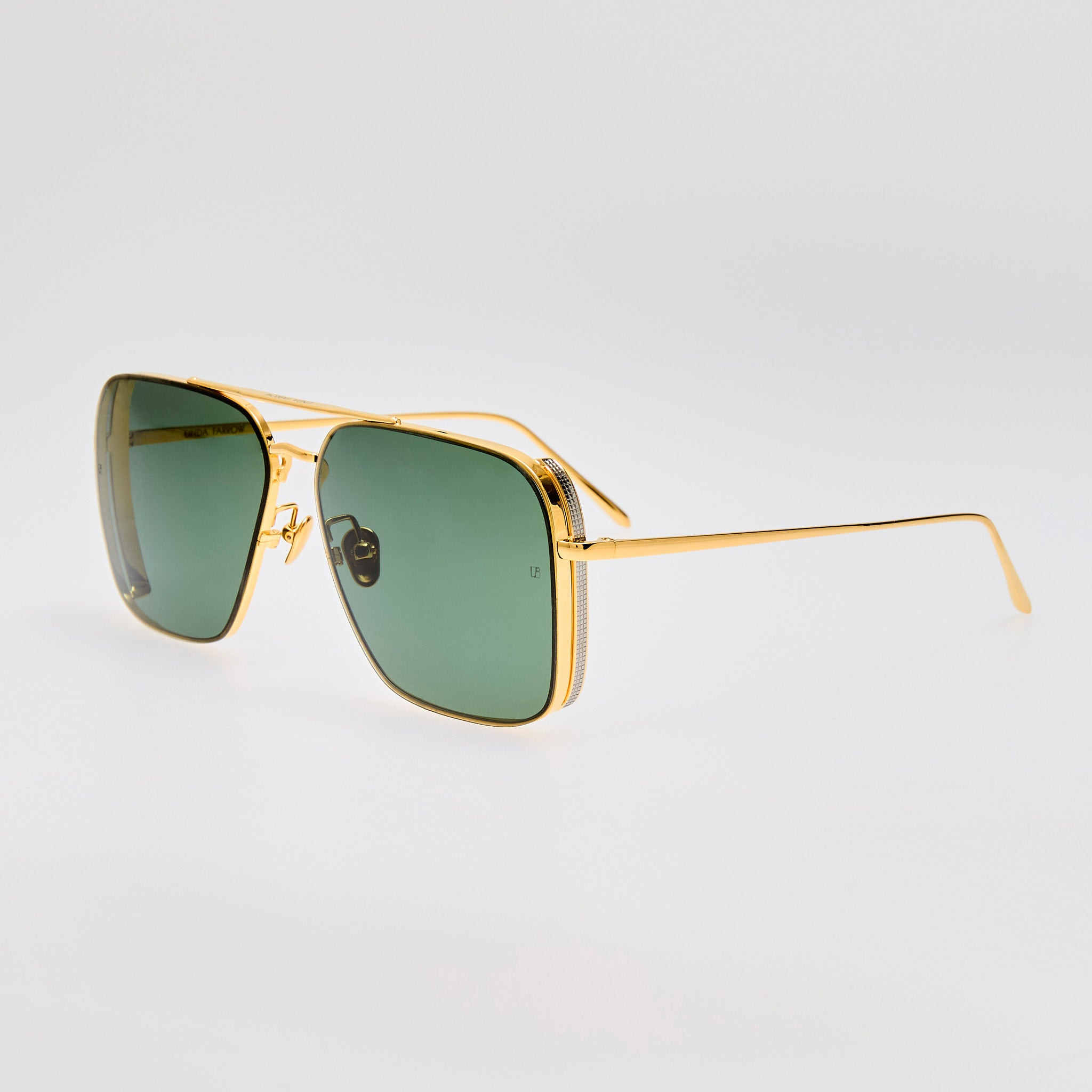 Asher Sunglasses in Yellow Gold - 2