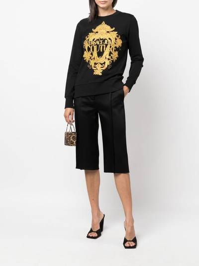 VERSACE JEANS COUTURE baroque-print jumper outlook