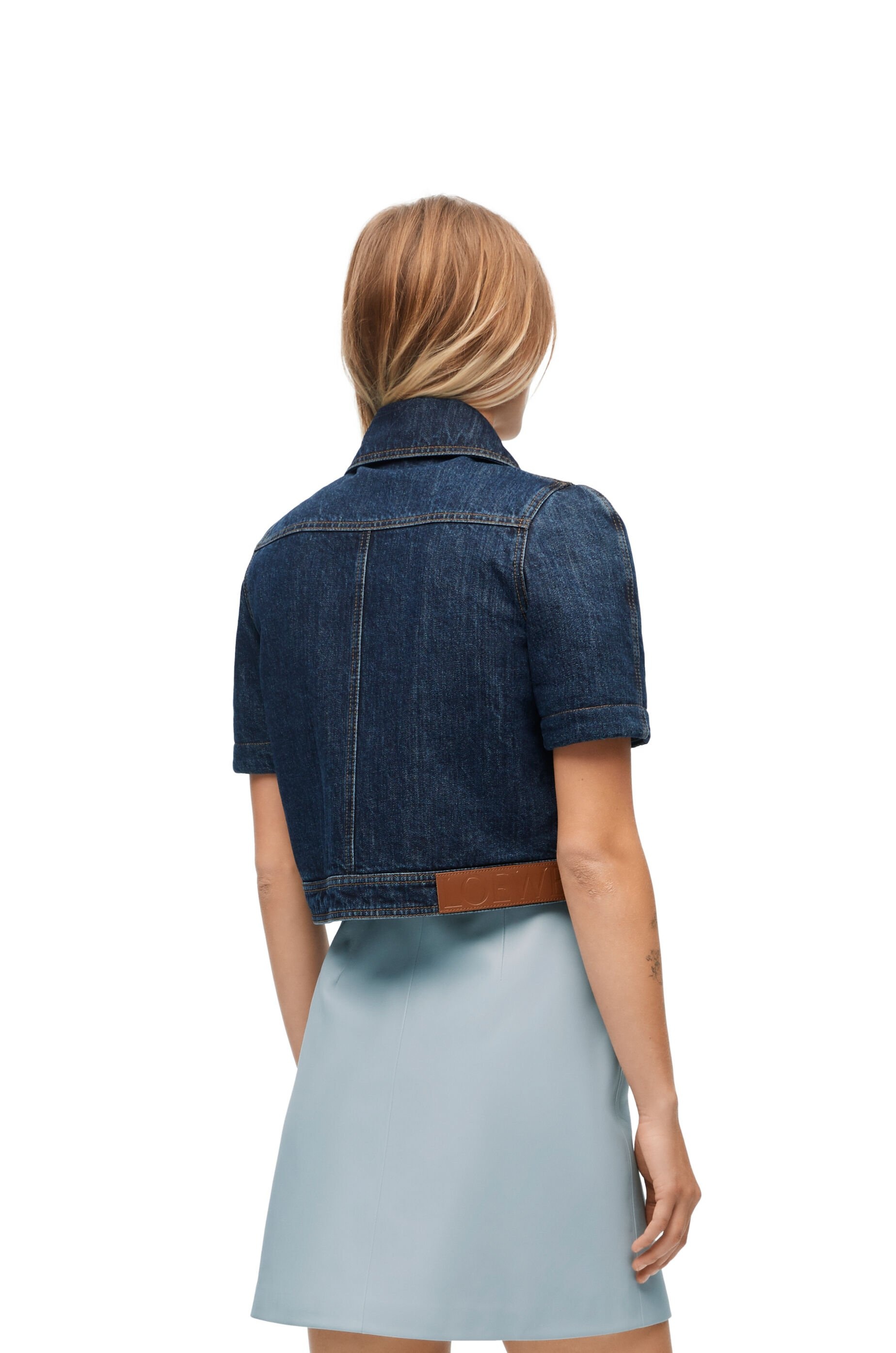 Reproportioned jacket in denim - 4