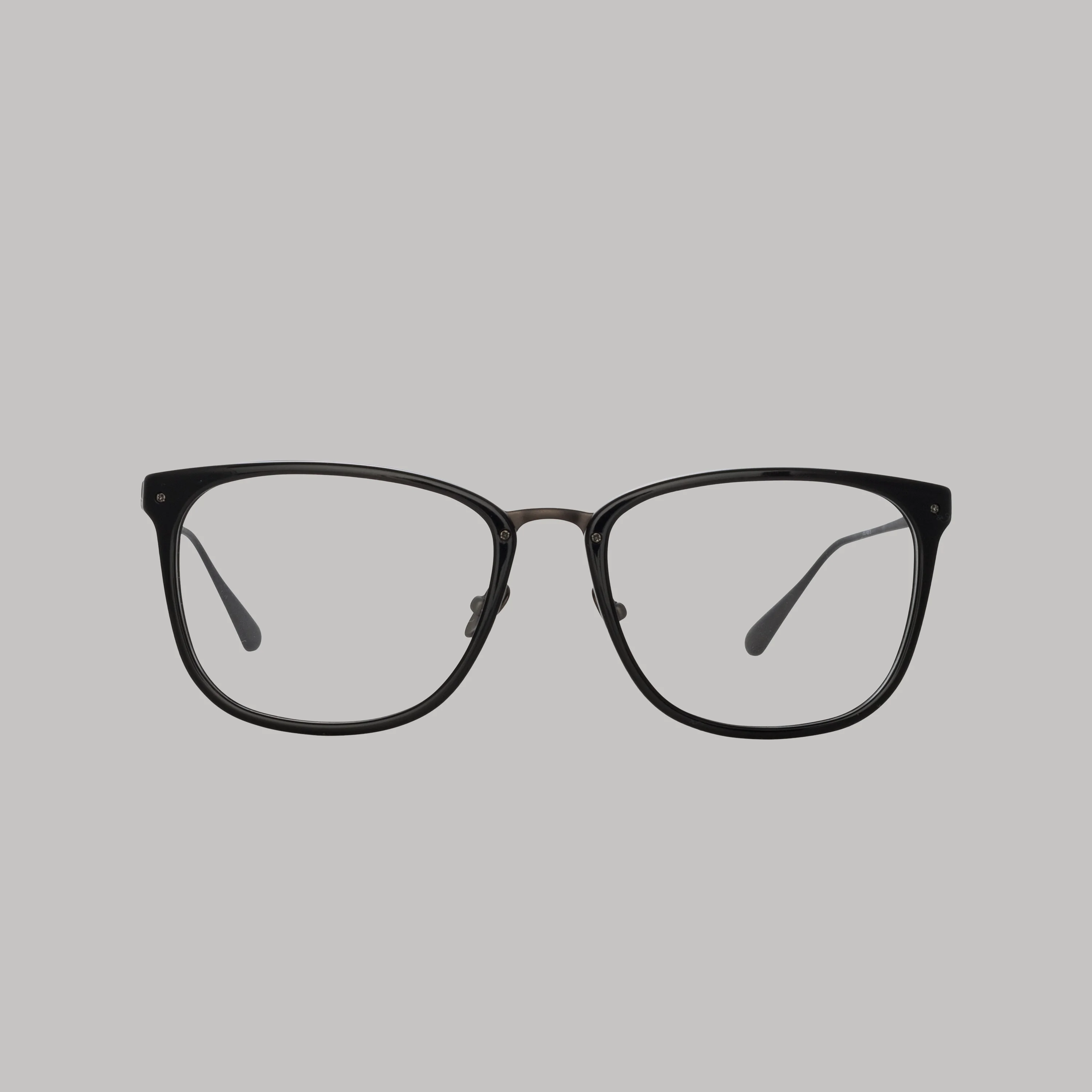 CASSIN OPTICAL D-FRAME IN MATT NICKEL - 1