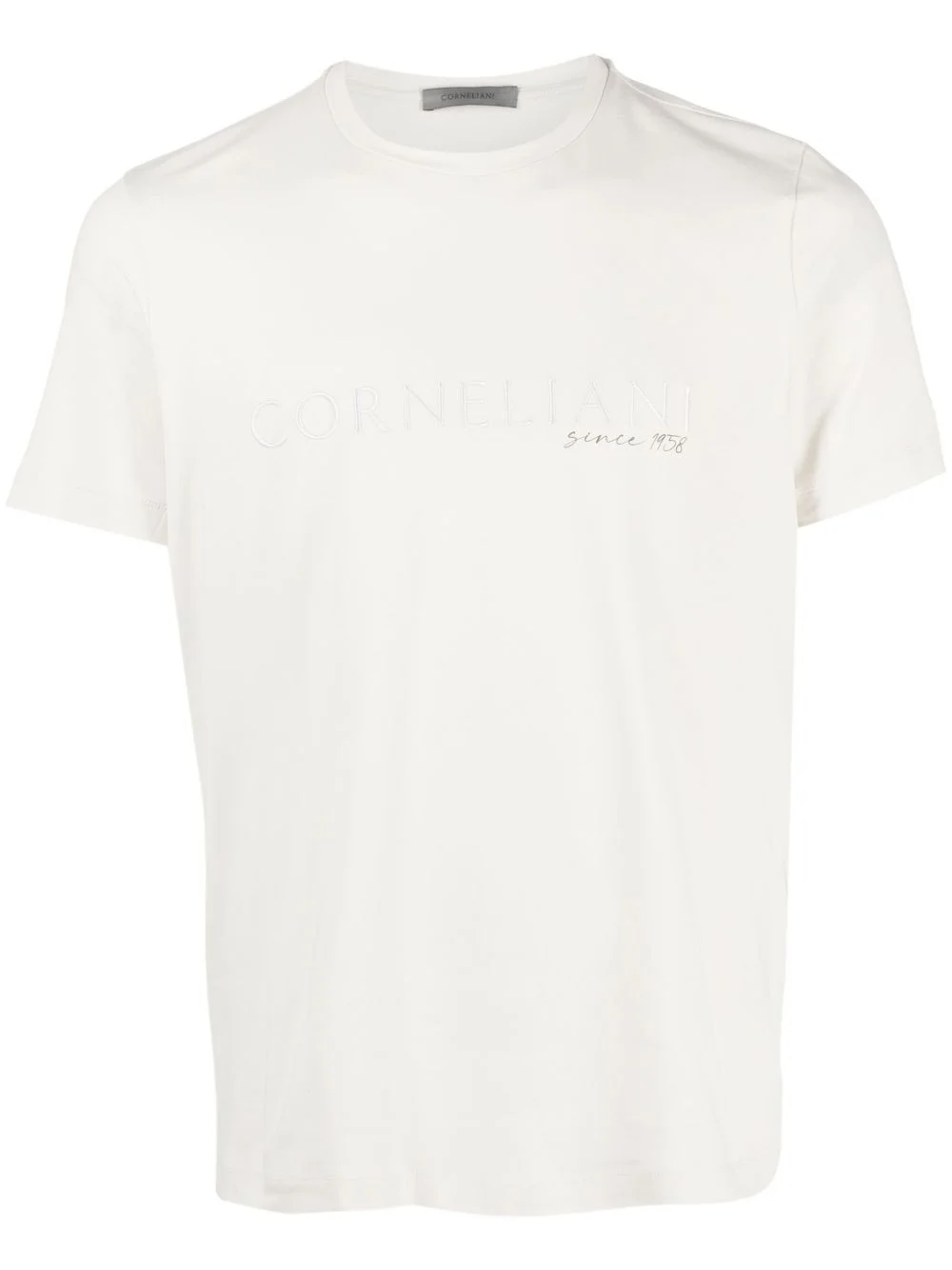 logo-embroidered crew-neck T-shirt - 1