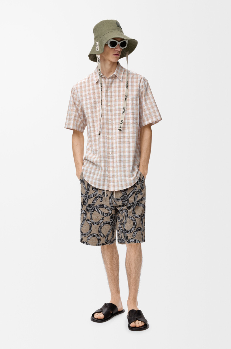 Loewe Short sleeve shirt in cotton outlook