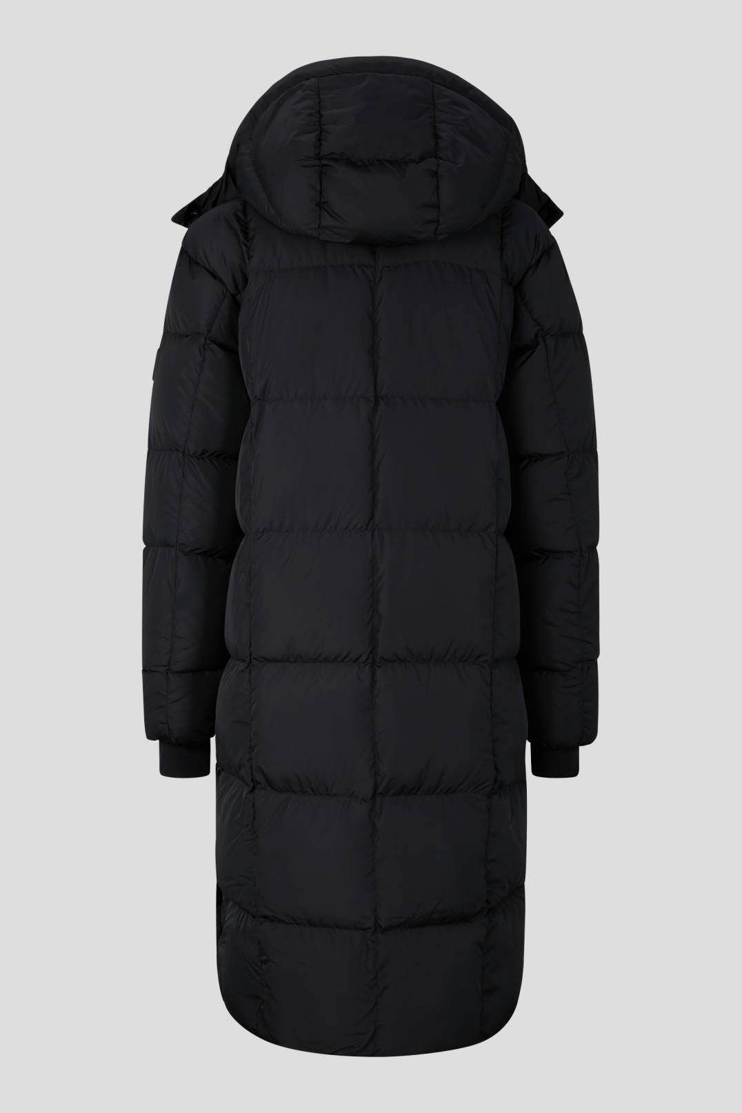 BARNA QUILTED COAT IN BLACK - 3