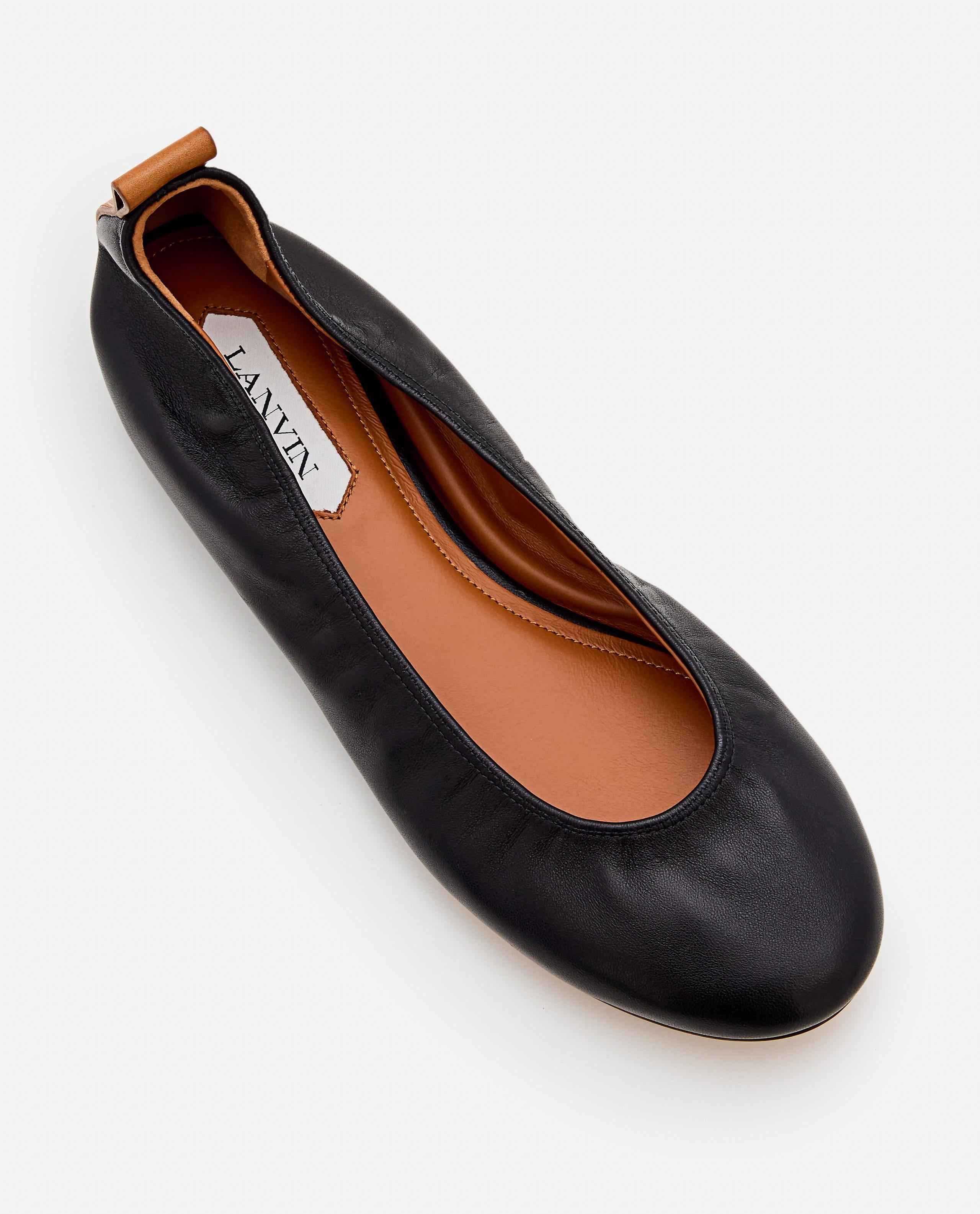LEATHER BALLET FLATS - 4