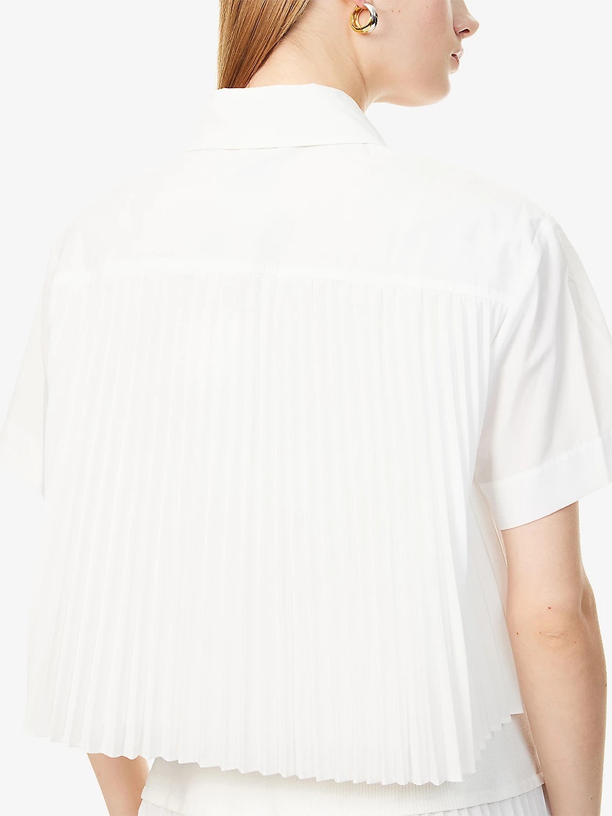 Bernie Pleated Woven Shirt - 6